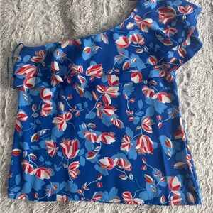 Floral One-Shoulder Top